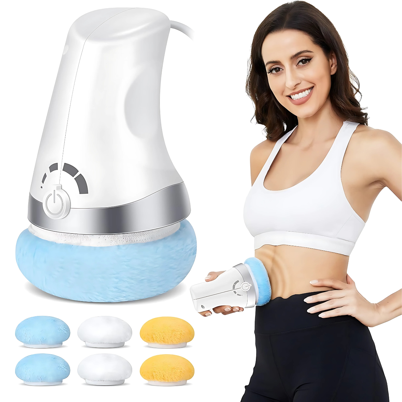 Masajeador Corporal Eléctrico Inalámbrico, Reductor de Tamaño, Drenaje Linfático, Reduce la Celulitis y el Masaje de Grasa