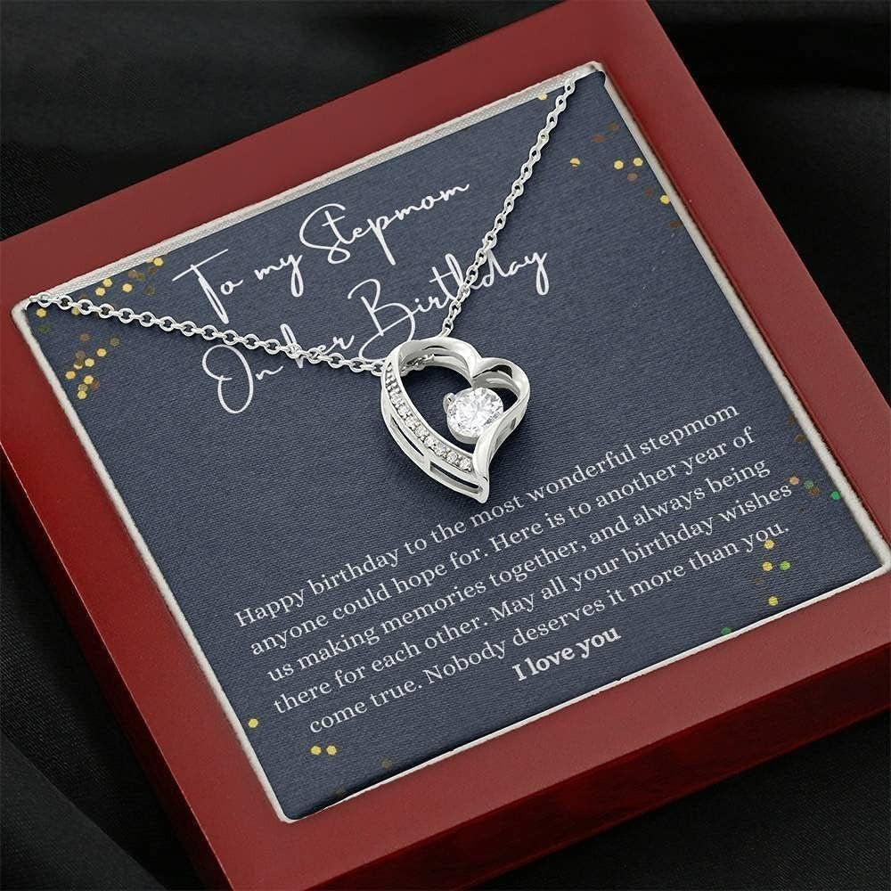 Collar colgante corazón circonita cristal
