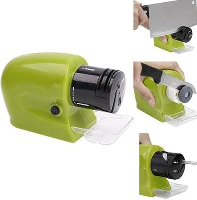Afilador de Cuchillos Eléctrico Afilador Tijeras Herramientas Cuchilla Alimentada por Batería