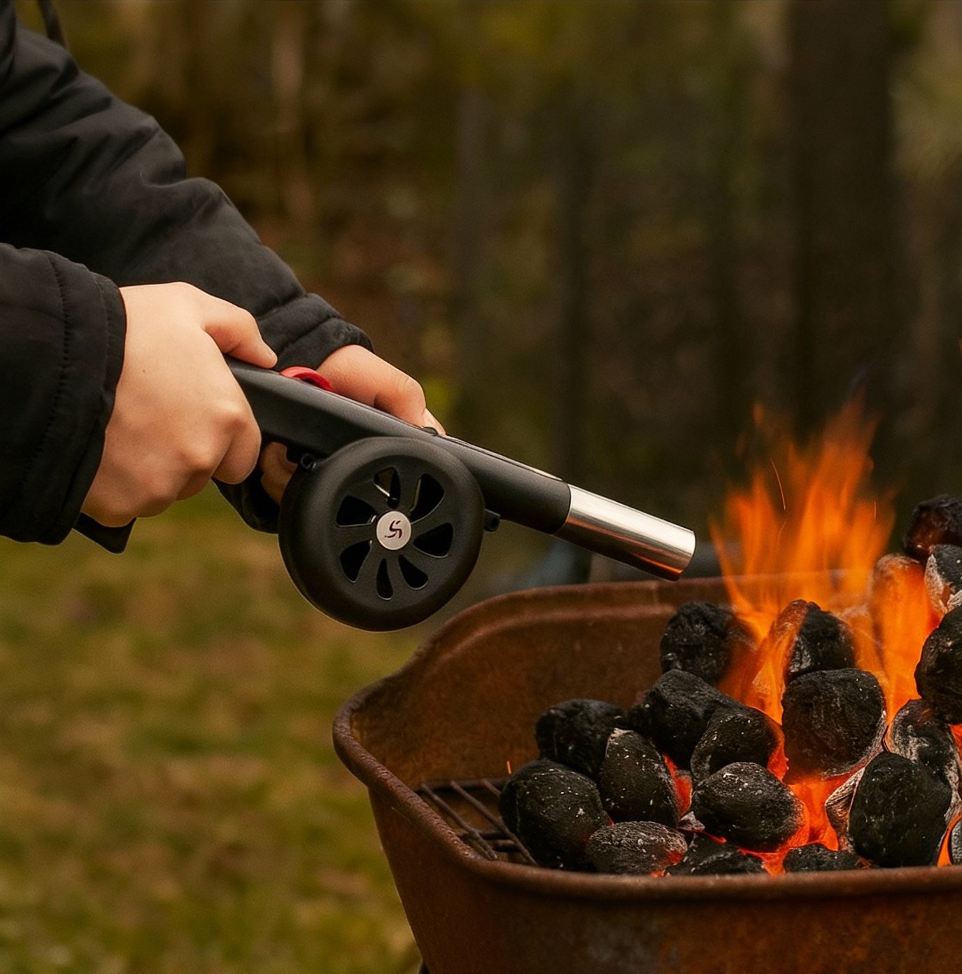 Ventilador de Barbacoa Manual