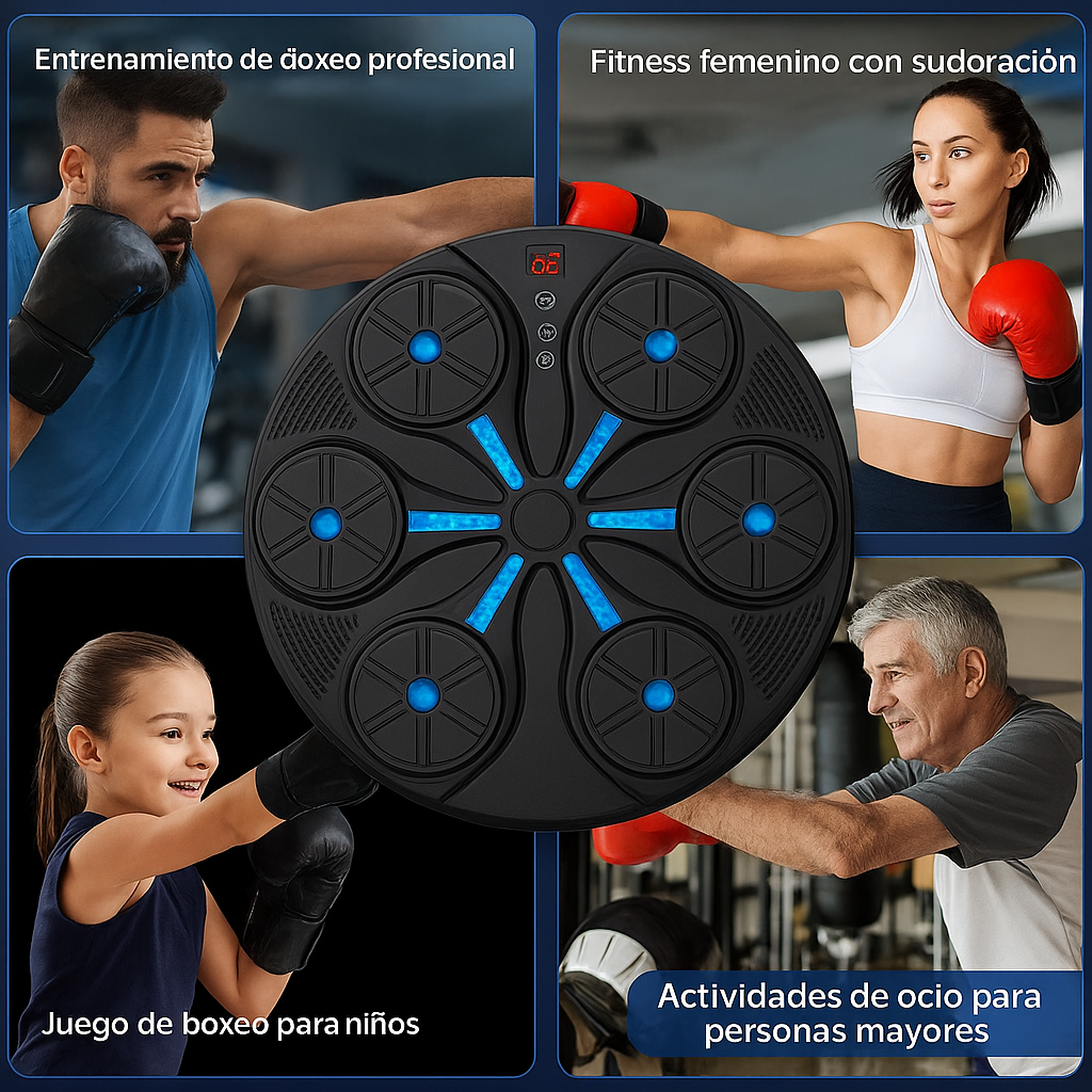 Máquina de Boxeo Inteligente + Guante Negro