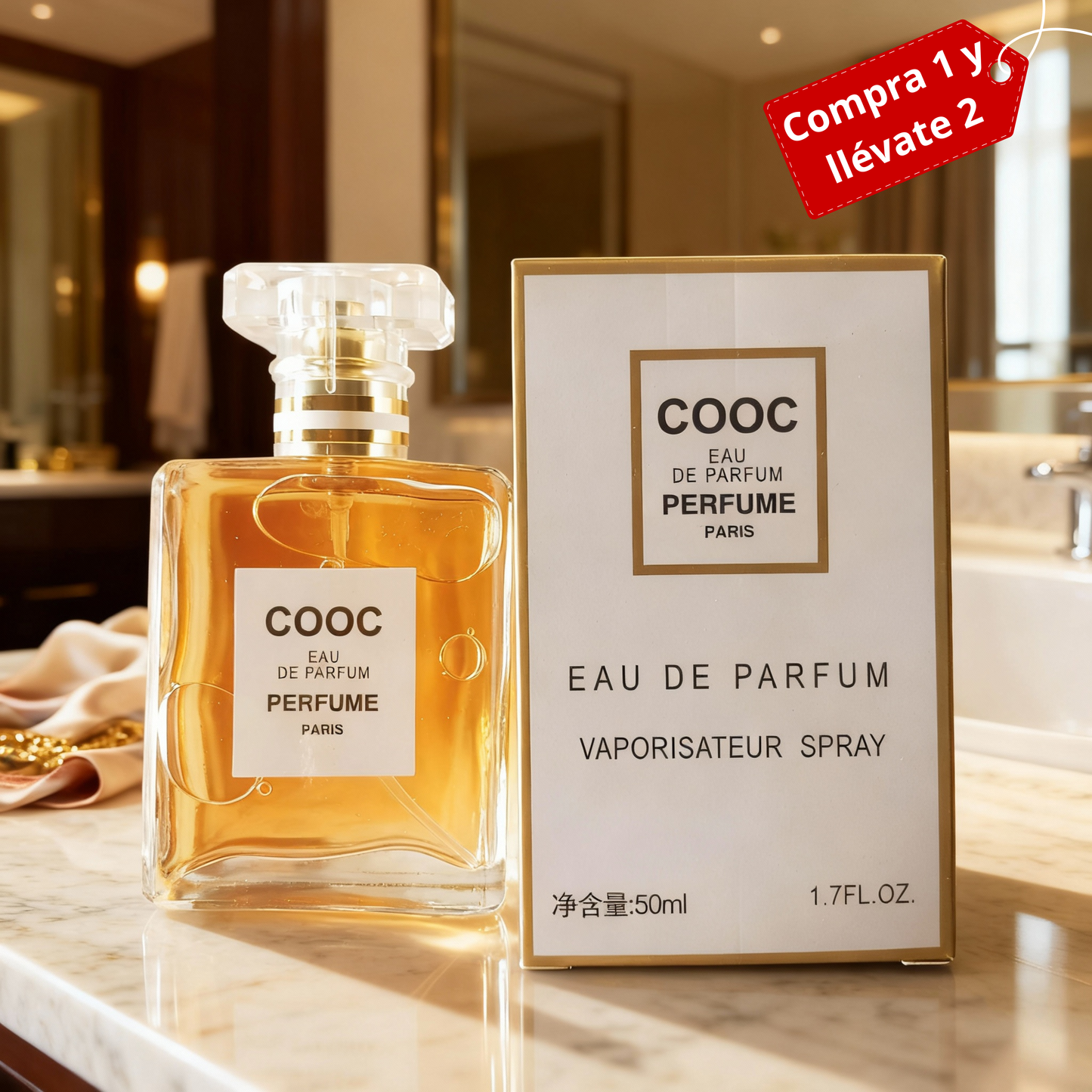 Fragancias para mujer 50ml tipo CH N5 compre 1 y lllévese 2.