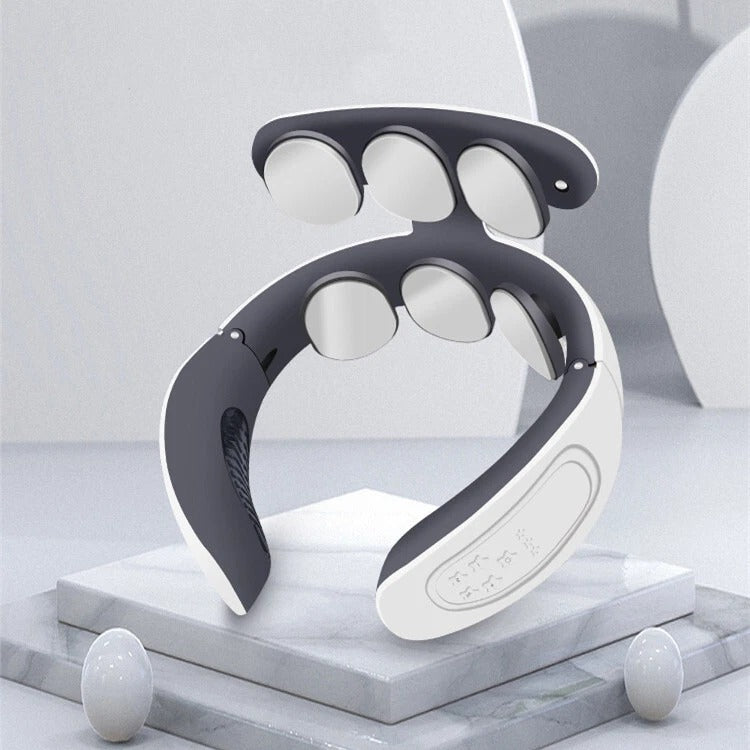 Masajeador térmico de columna cervical con 6 cabezales de masaje