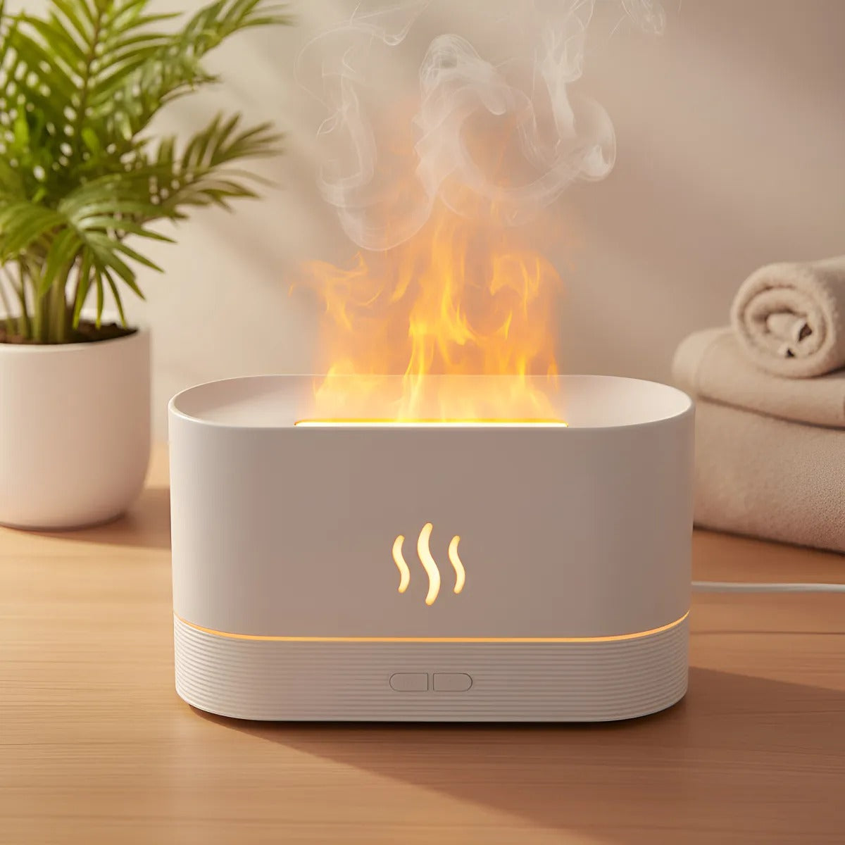 Difusor de Aceites Esenciales LED Humidificador Compre 1 y Lllévese 2