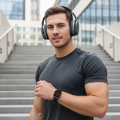 Reloj Inteligente + Auriculares Inalámbricos