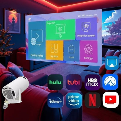 Proyector Portátil Ultra HD, compatible con 4K